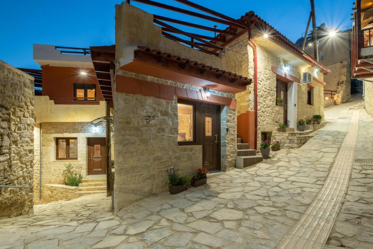 Draganigo Luxury Stone Houses 40 Min From Matala Ano Moulia Bagian luar foto