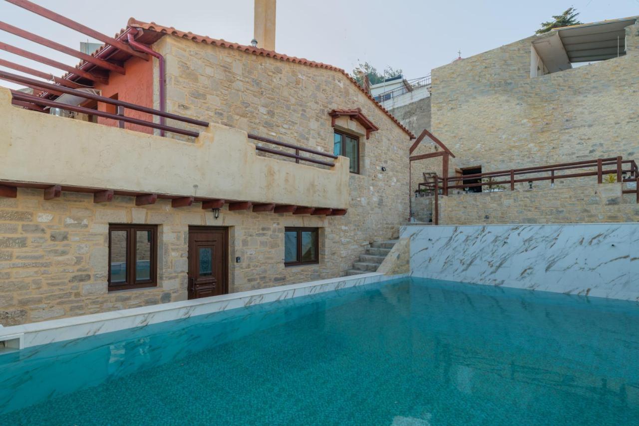 Draganigo Luxury Stone Houses 40 Min From Matala Ano Moulia Bagian luar foto