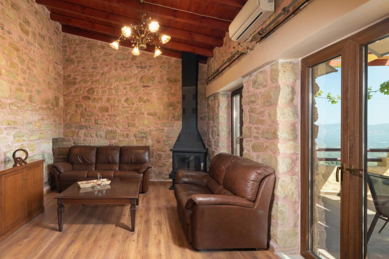 Draganigo Luxury Stone Houses 40 Min From Matala Ano Moulia Bagian luar foto