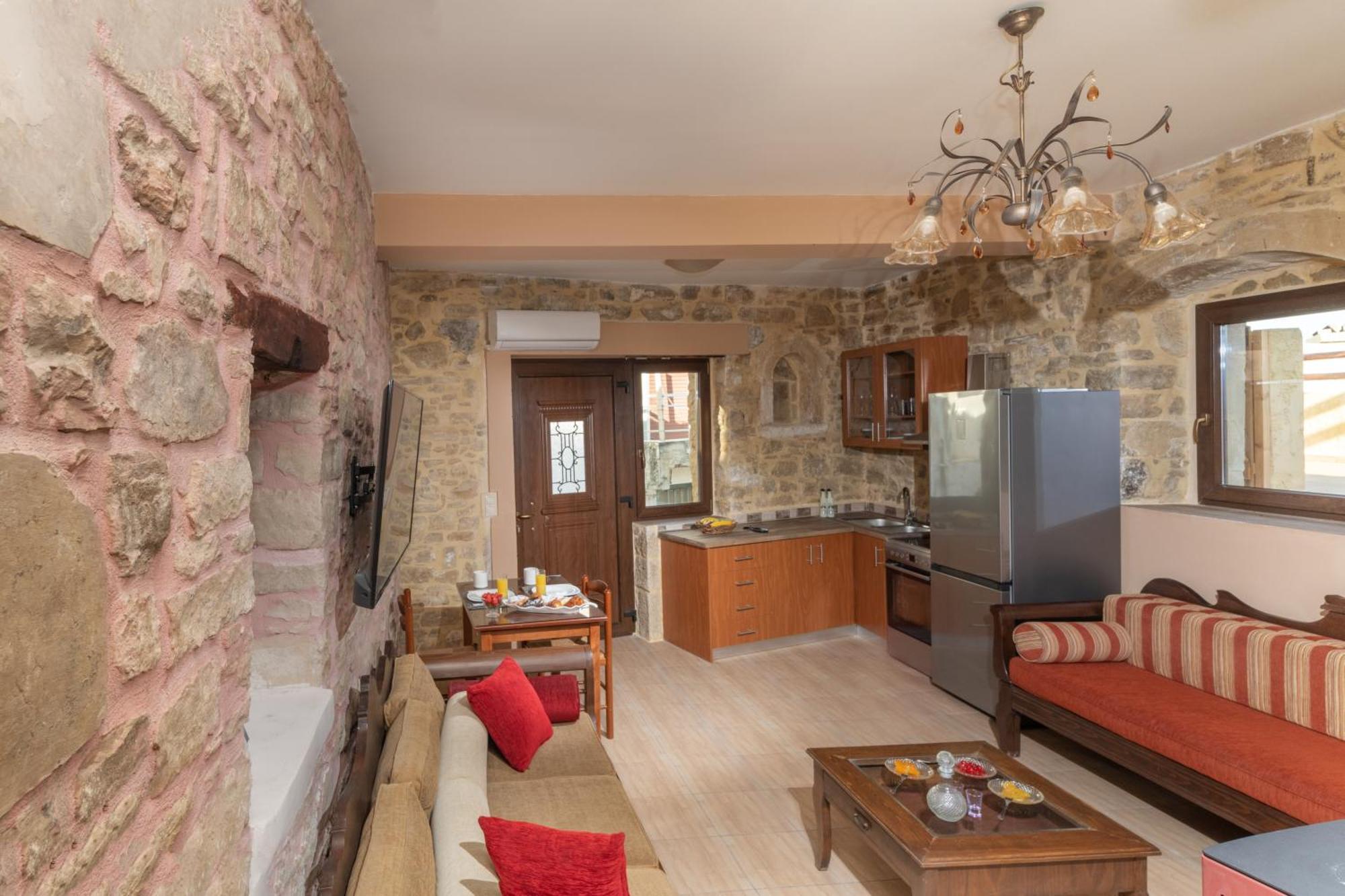 Draganigo Luxury Stone Houses 40 Min From Matala Ano Moulia Ruang foto